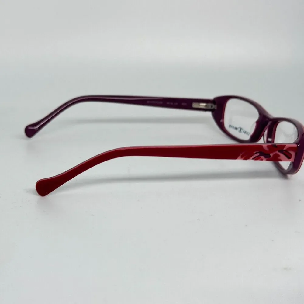 Lucky Brand Spark‎ Plug KIDS Cateye EyeGlasses in Red H16430